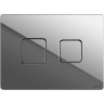 Кнопка CERSANIT ACCENTO SQUARE для AQUA 50 пневматическая пластик хром глянцевый 63531
